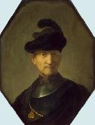 Rembrandt van rijn Old Soldier Sweden oil painting artist